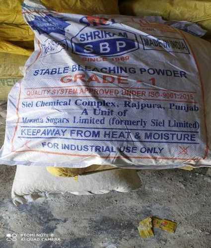 Stable Bleaching Powder Grade 1 Chemical Name: Hypochlorous Acid