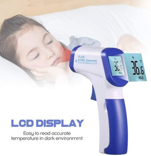Touchless Infrared Forehead Thermometer With Fever Alarm And Memory