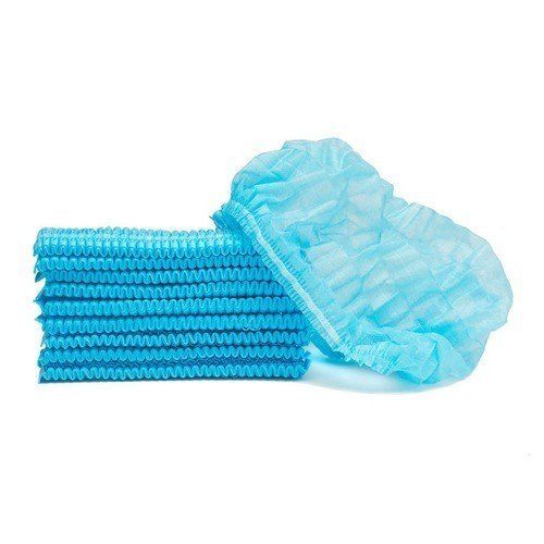 Blue Pp Spun Bouffant Round Disposable Cap Grade: A