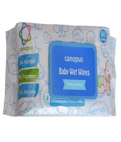 White Canopus Baby Wet Wipes