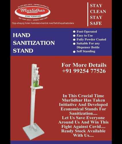 Metal Hand Sanitization Stand