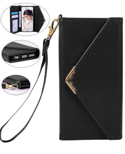 Black Stylish Wallet Case For Ladies