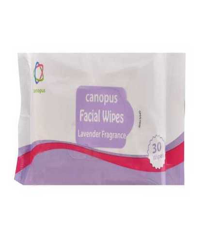 Facial Wipes Lavender Fragrance Age Group: Adult