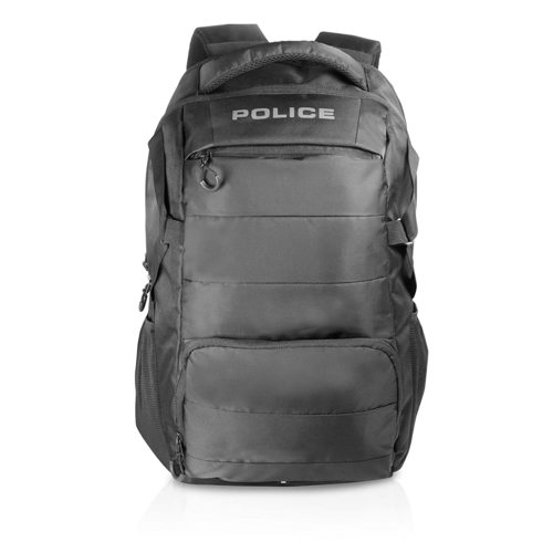 Black Police Hedge Laptop Backpack