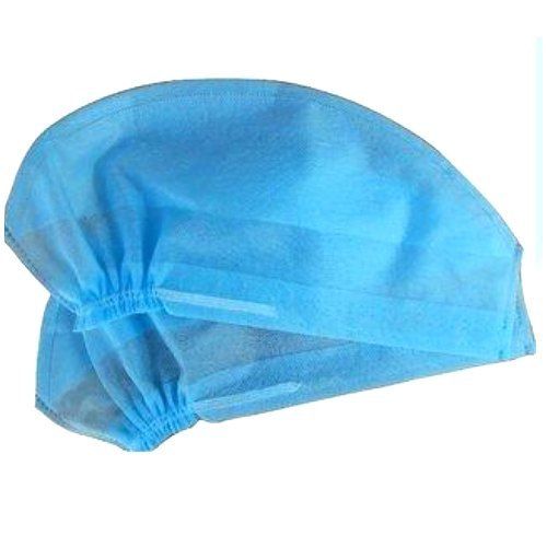 Sky Blue Disposable Surgeon Cap - 1 Ply, 2 Ply and 3 Ply , Elastic Fastening, Non Woven Material, Sterilized Quality