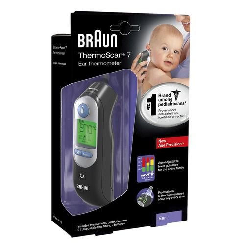 Braun Thermoscan 7 Battery Powered Infrared Digital Ear Thermometer Use:  Temperature Measuring at Best Price in Moscow