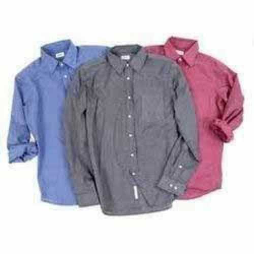 Full Sleeves Mens Cotton Shirt Collar Style: Spread