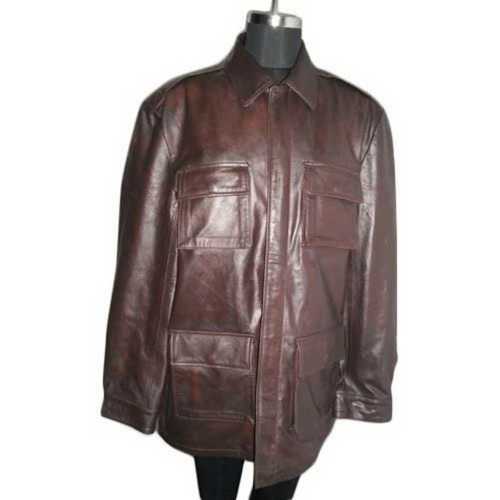 Full Sleeves Mens Leather Jackets