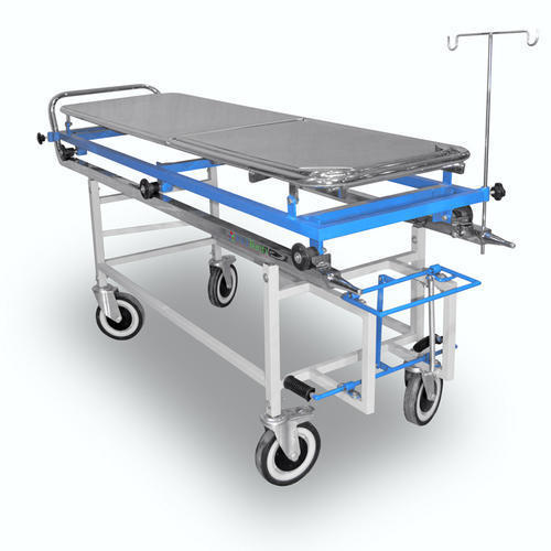 Durable Hospital Stainless Steel Stretcher Trolley