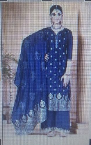 Blue Color Designer Salwar Suits