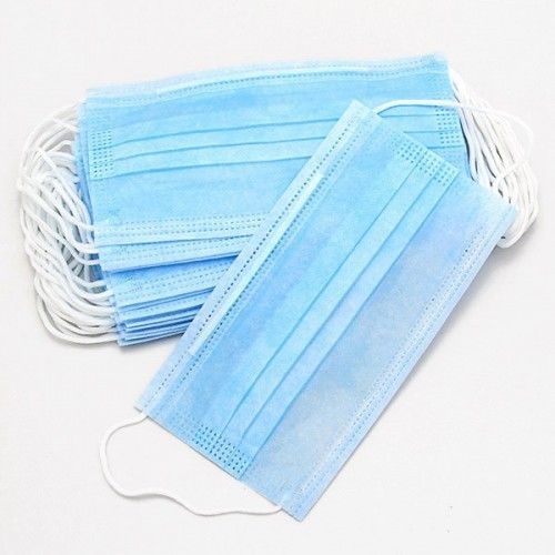 Blue Colored Face Mask 3 Ply Grade: Medical