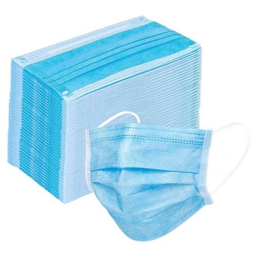 Non Woven Blue Disposable Surgical Mask