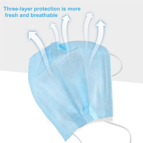 Blue Face Mask Medical Disposable Mask