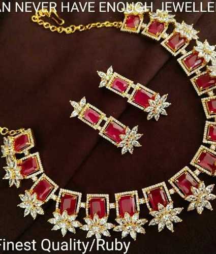 Mixed Fashion Ruby Necklace Set