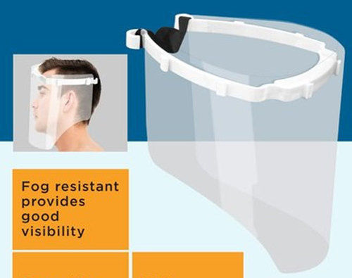 Light Weight Face Shield - New Corrosion-Resistant Material, Transparent Color | Unisex Face Protection for Hospital Safety