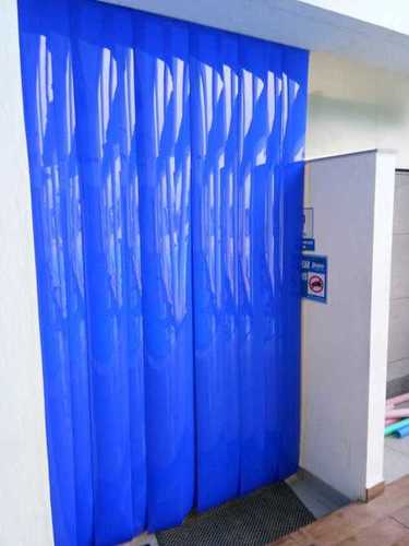 PVC Curtains 200MM X 3MM X 50M - Opaque Blue