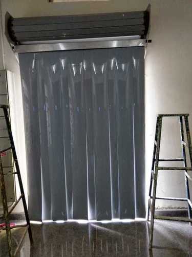 PVC Strip Curtains 200MM X 2MM X 50M - Grey