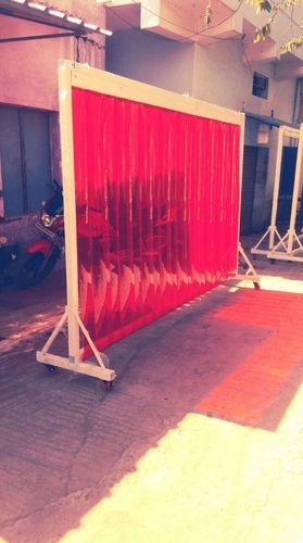 PVC Strip Curtains 200MM X 3MM X 50M - Red