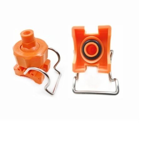 Quick Clamp Spray Nozzle - Injection-Molded Custom-Blended Polypropylene, Corrosion Resistant and Heat Resistant for Water Cooling, Fire Prevention, and Dust Control