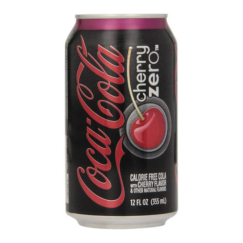 Coca Cola Coke Zero Cherry Soft Drink Packaging: Box