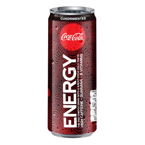 Coca Cola Energy Drink Packaging: Glass Bottle