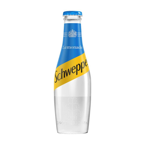 Schweppes Lemonade Soft Drink Packaging: Glass Bottle