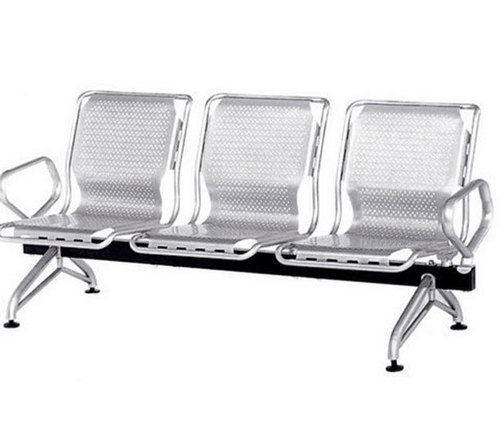Stainless Steel Three Seater Chair