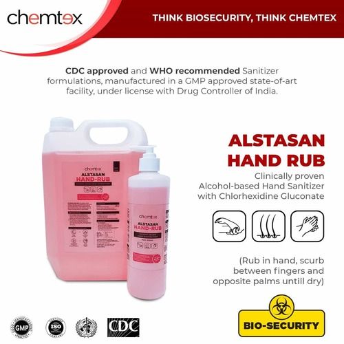 Plastic Alstasan Hand Rub For Kills Germs