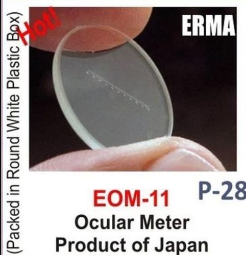 Erma Laboratory Ocular Micrometer Warranty: Manufacturer Warranty