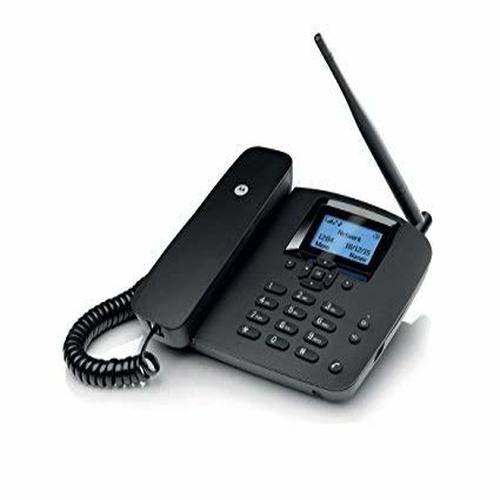 Fixed General Packet Radio Service (GPRS) Phone - ABS Plastic Enclosure, Dual Band GSM 900/1800 MHZ | Black & White Display, Multi-Color Design, 1 Year Warranty, Built-in Battery Charger