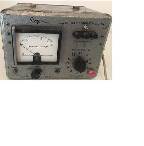 Radio Frequency Field Strength Meter