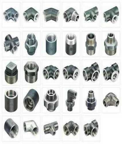 Silver Industrial Mild Steel Pipe Fitting