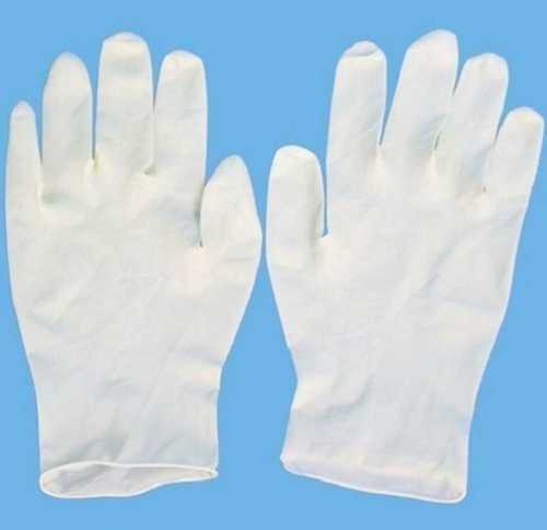 White Personal Protective Disposable Hand Gloves