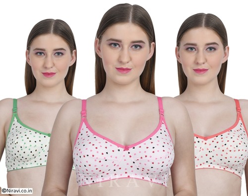 White Colored Everyday Printed Bra Size: Various Sizes Are Available at  Best Price in Delhi