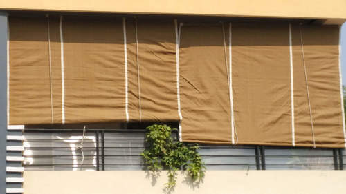 Bamboo Stick Balcony Curtains, Bamboo Window Curtains