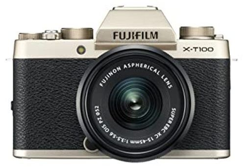 Black Fujifilm Mirrorless Digital Camera