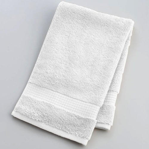 White Plain Cotton Hand Towel