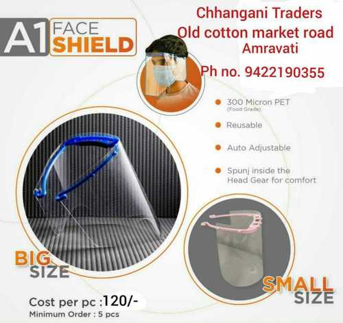 Reusable Protective Face Shield Gender: Unisex