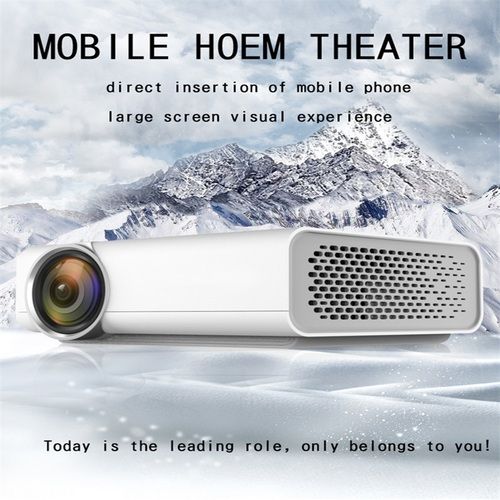 Yg520 Home Micro Projector Mini Miniature Portable 1080P Hd Projection Brightness: 12000 Lumens