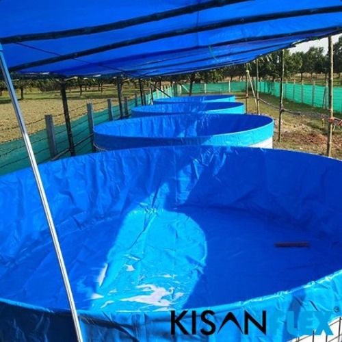 Fish Farming Pvc Tarpaulin Tank 650 Gsm