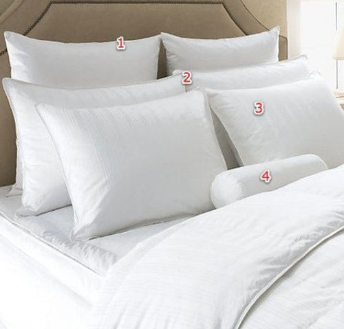 White Light Weight Bed Pillow