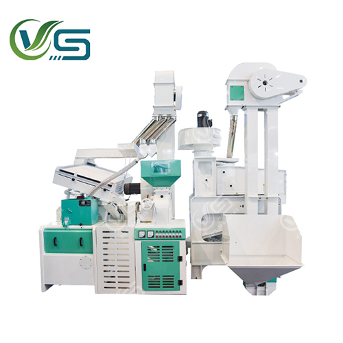 सिल्क 25Kw पावर इलेक्ट्रिक Vmtcp-25 20 टन/दिन क्षमता वाला कम्प्लीट राइस मिल प्लांट