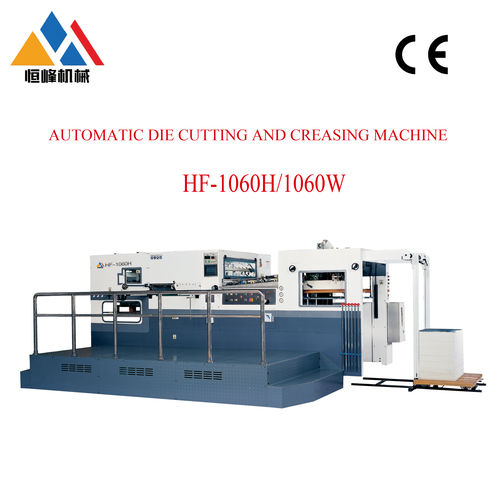 White Automatic Die Cutting And Creasing Machine