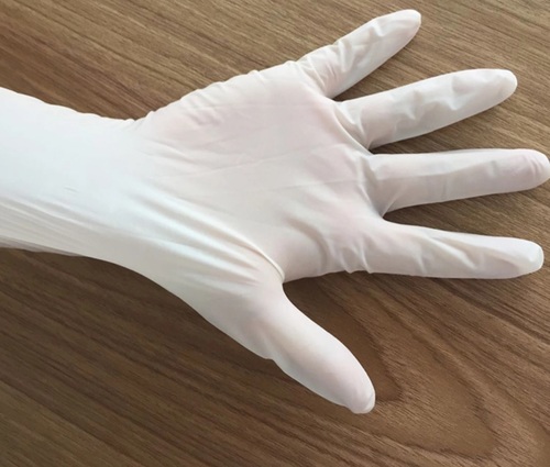White Disposable Syringe Latex Gloves