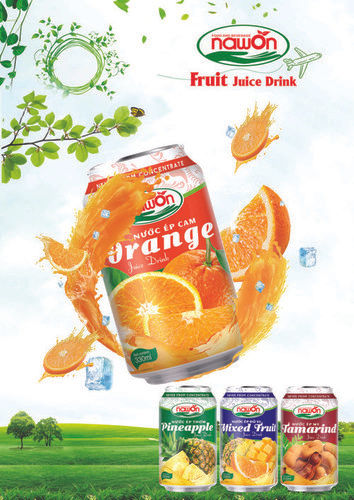 NAWON Orange Juice Fruit Juice Drink 330ML x 24