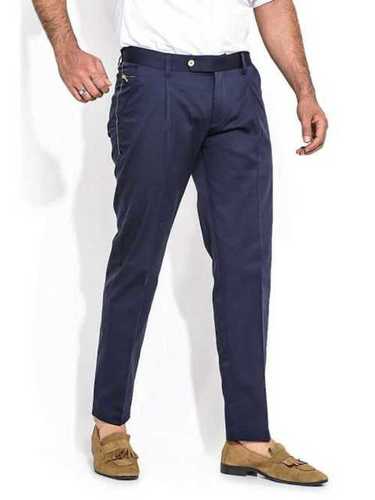 Buy Regular Fit Men Trousers Navy Blue Black and Royal Blue Combo of 3  Polyester Blend for Best Price Reviews Free Shipping