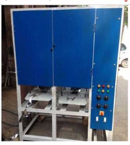 White And Blue Gm 206 Double Die Fully Automatic Dona Making Machine