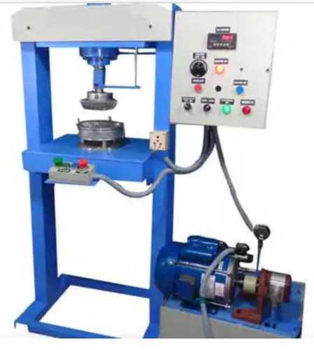 Blue And White Hydraulic Pressure Single Die Dona Making Machine With Plc System