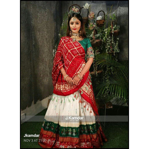 Multicolored Ladies Wedding Pochampally Sarees