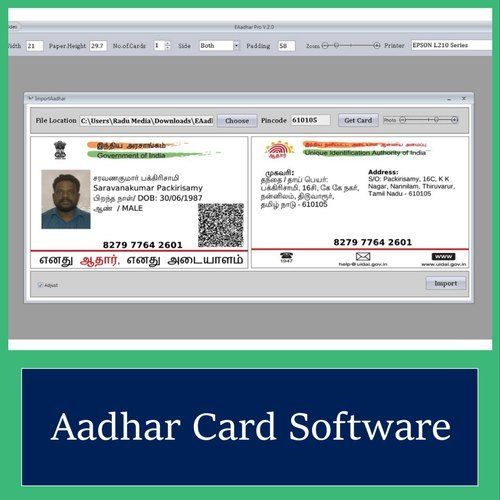 Online And Offline Aadhar Card Software